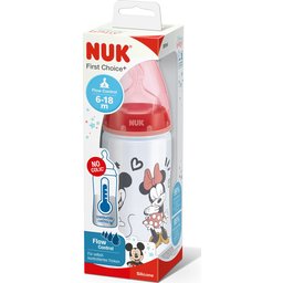 Biberon Silicone Flow Control Mickey 6-18M Enfant 300ml