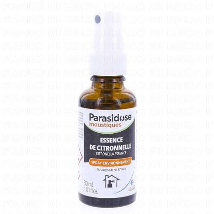 Moustiques - Spray environnement Essence de citronnelle 30ml