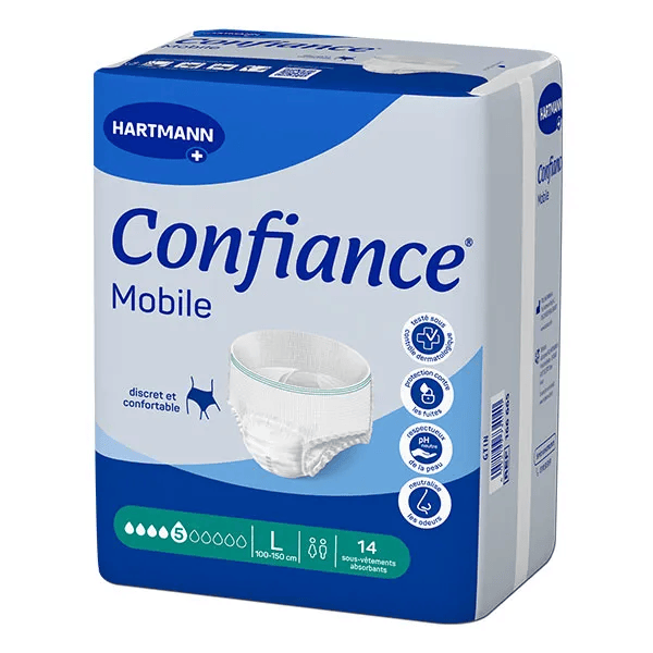 Hartmann Mobile Sous-Vêtements Absorbants 5 Gouttes Taille L x14
