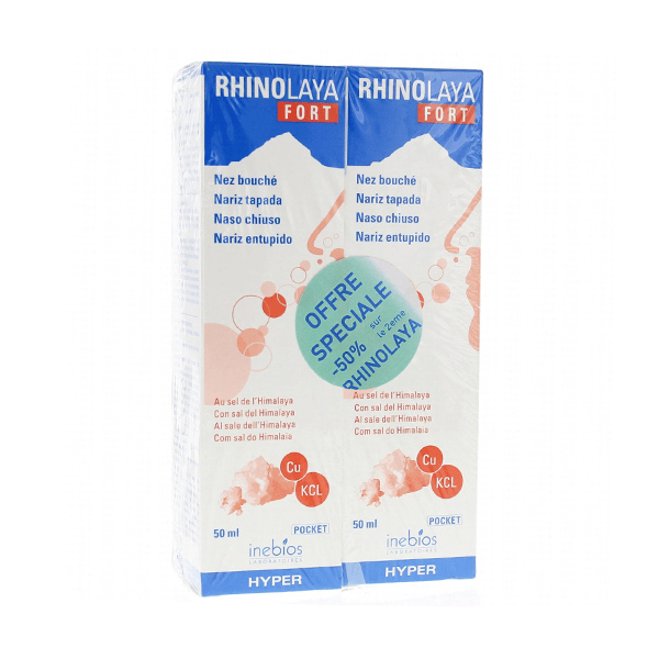 Rhinolaya Fort Spray Hypertonique Lot de 2 x 50ml