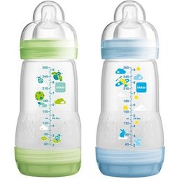Easy Start™ Biberon Anti-Colique Bleu 260ml x2