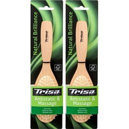 Natural Brillance Brosse pneumatique pics en bois