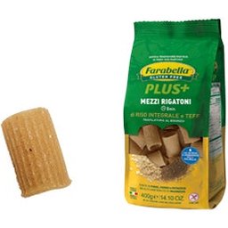 Plus+ Mezzi Rigatoni Riz Intégral et Teff 400g