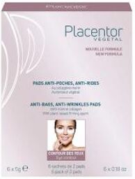 Placentor Végétal Placentor Pads Yeux Anti Poches Anti Rides Boîte 6 Sachets - Boîte 6 sachets x 2 pads