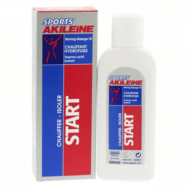 Akileine Sport Start Huile Chauffante Hydrofuge 200ml