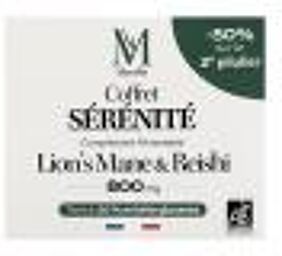 Coffret Sérénité Lion's Mane Bio 60 Gélules + Reishi Bio 60 Gélules - Lot 2 produits