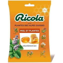 Bonbons Aux Plantes Suisses Miel Et Plantes 70g