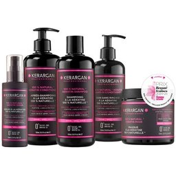 Set Ultra Réparateur Kératine 3x500ml + 100ml + 350ml