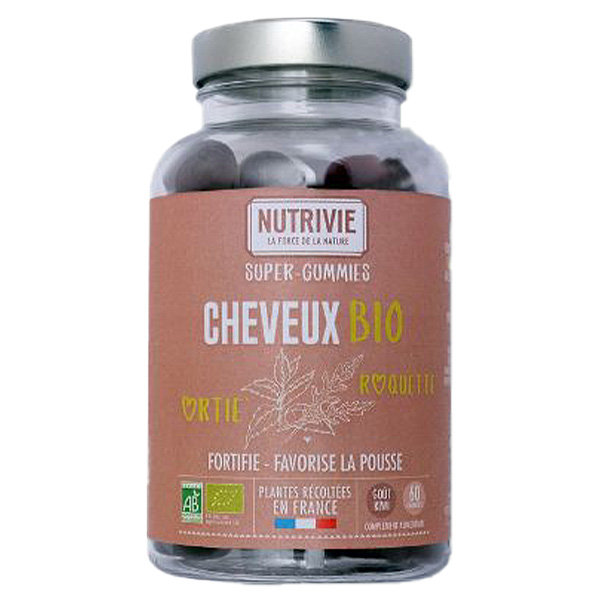 Super Gummies Cheveux – 60 gummies