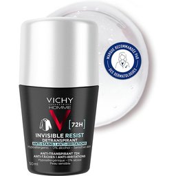 Homme Dermo-Détranspirant Invisible Protect 72H Anti-Taches Anti-Irritations
