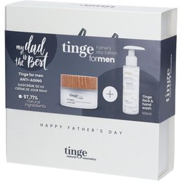 Tinge Father's day Edition Creme de jour anti-age + Nettoyant visage et mains