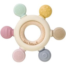 Anneau De Dentition Sensoriel Bois Silicone