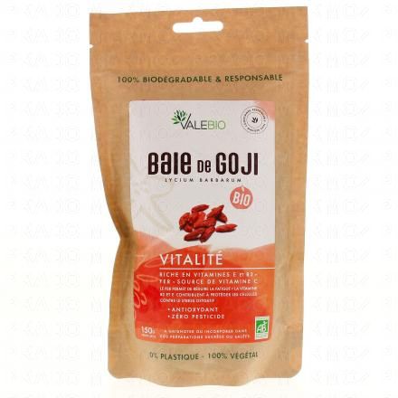 Super fruits baie de goji séchées sachet 150g