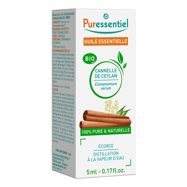 Huile Essentielle Cannelle de Ceylan Bio 5ml