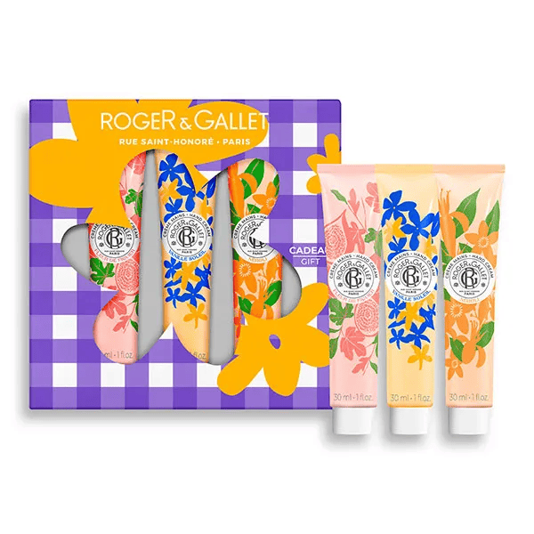 Coffret Trio Crèmes Mains Fleur de Figuier, Vanille Soleil, Néroli 30ml