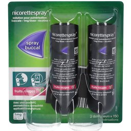 Nicorettespray® Spray Buccal Fruit rouges 1 mg/dose