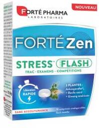 Forté Pharma Forté Zen Stress Flash Goût Menthe 10 Comprimés Orodispersibles - Boîte 10 comprimés orodispersibles