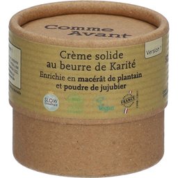 Crème solide enrichie au macérat de plantain & poudre de jujubier
