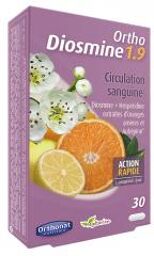 Ortho Diosmine 1.9 Circulation Sanguine Action Rapide 30 Comprimés - Boîte 30 Comprimés