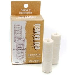 Fil dentaire naturel Biobamboo Recharges de fil dentaire 2X30m