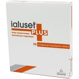Ialuset Plus Pansements Stériles 10x10cm 10uts