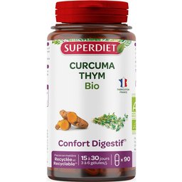 Gélule Curcuma Thym BIO - Gélule, complément alimentaire à base de curcuma et de
