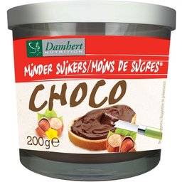Moins de Sucres Pâte Chocolat Noisette avec Maltitol
