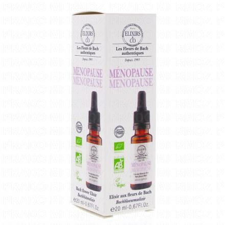 ELIXIRS & CO Les fleurs de bach Ménopause Flacon 20ml
