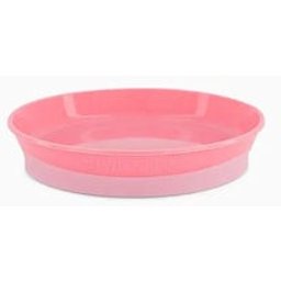 Assiette à gâteau rose +6 mois 1pc