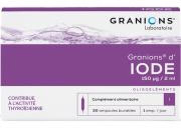 30 Ampoules d'Iode - Boîte 30 ampoules