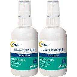 - Spray antiseptique - Antibactérien - Chlorhexidine 0,5% - Solution pour application cutanée - Spray 100ml