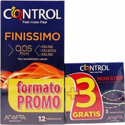 Contrôle Finissimo 12 pièces +Non Stop 3 pièces