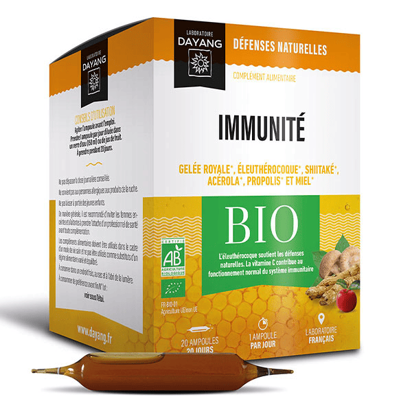 Compléments Alimentaires Immunité Bio 20 ampoules