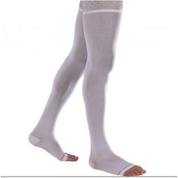 Venoflex Clinic Bas Cuisse 2 Anti-Stas Blanc T2L 1 Paire