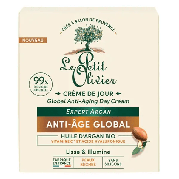 Crème de Jour Hydratante Anti-Âge Gamme Argan 50ml