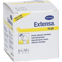 Bande Étendu Plus Blanc 2,5mx6cm