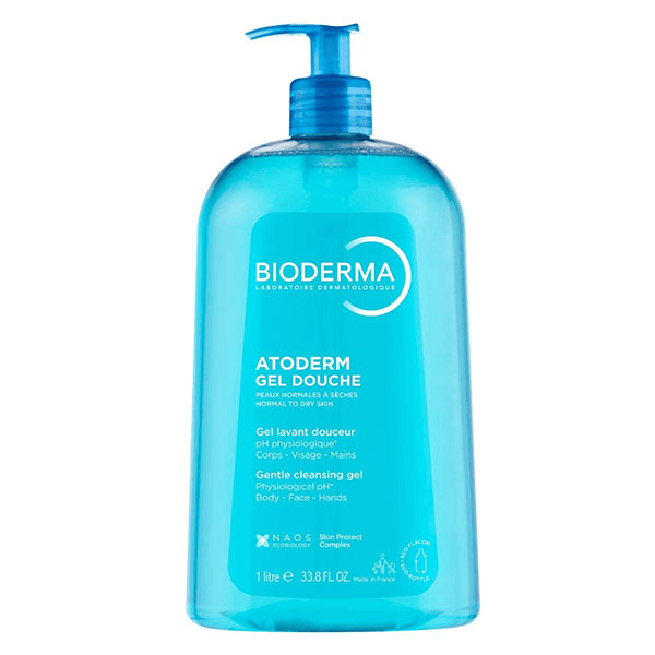 Atoderm Gel Douche Sans Savon Peaux Sèches Famille 1L