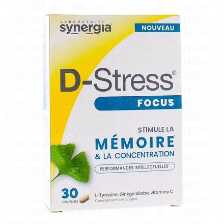 D'Stress Focus mémoire et concentration x30 comprimés