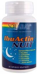 IbuActin Nuit 30 Capsules Végétales - Boîte 30 capsules