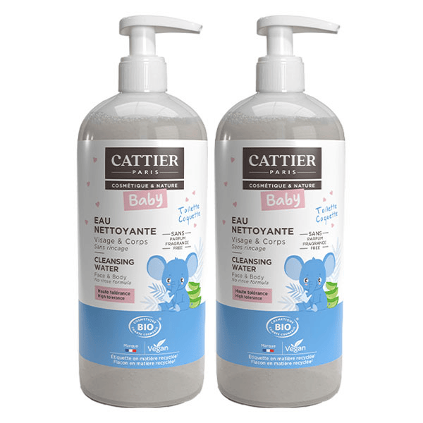 Bébé Eau Nettoyante Bio - Lot 2x500ml