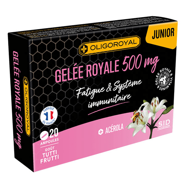 Oligoroyal Gelée Royale Junior Acérola 20 ampoules x 10ml