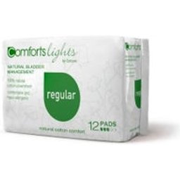 Comforts Coussinet Régulier Incontinence Coton 12uts