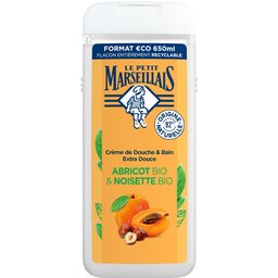 Crème de Douche & Bain Extra Douce Abricot BIO & Noisette BIO