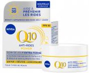 Q10 Anti-Rides Power Extra Fermeté Crème Visage Jour SPF30 Toutes Peaux 50 ml - Pot 50 ml