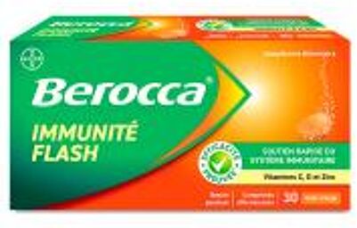 Immunité Flash Goût Orange 30 Unités Effervescentes - Boîte 30 comprimés effervescents