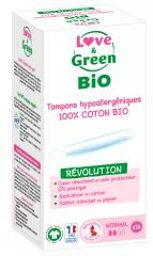 Tampons 100% Coton Bio Hypoallergéniques et Écologiques Avec Applicateur