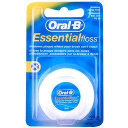 OralB Essential Floss Fil Dentaire Ciré Gout Menthe 50m