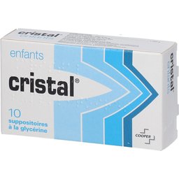 Cooper - Cristal - Suppositoires à la glycérine - Enfants - Boite 10 suppositoires