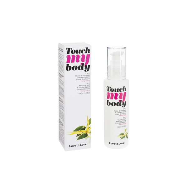 Fluide Massage et Lubrifiant Silicone Ylang Ylang 100ml