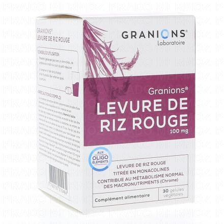 Les essentiels - levure de riz rouge 100mg 30 gélules.
